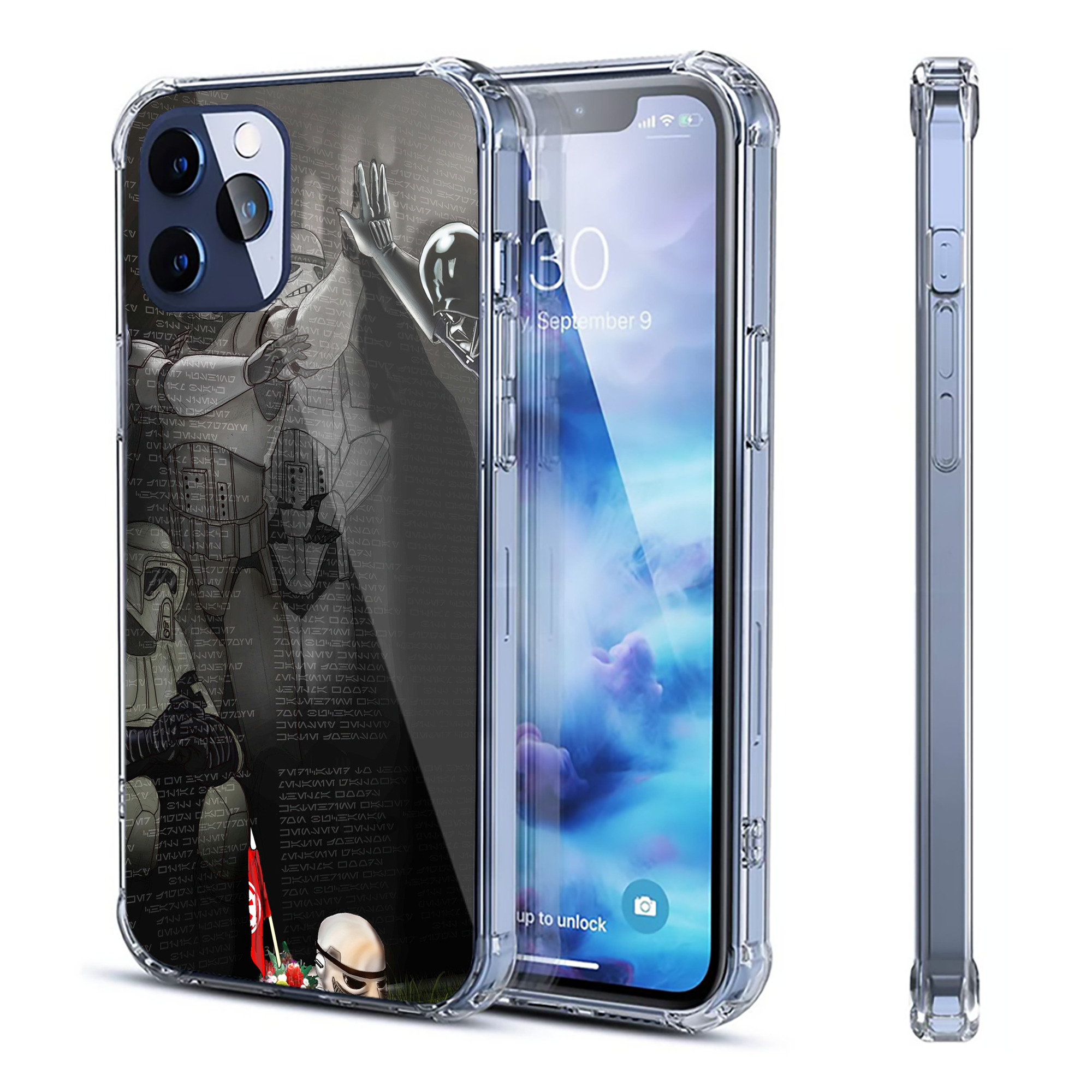 （画像用） スター・ウォーズ Star Wars 【iPhone 12シリーズ対応】透明スマホケース（クリアソフトケース）